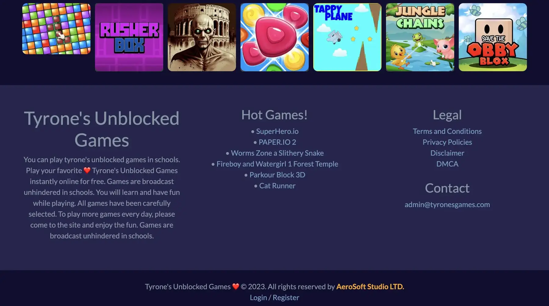 what is tyrone's unblocked games