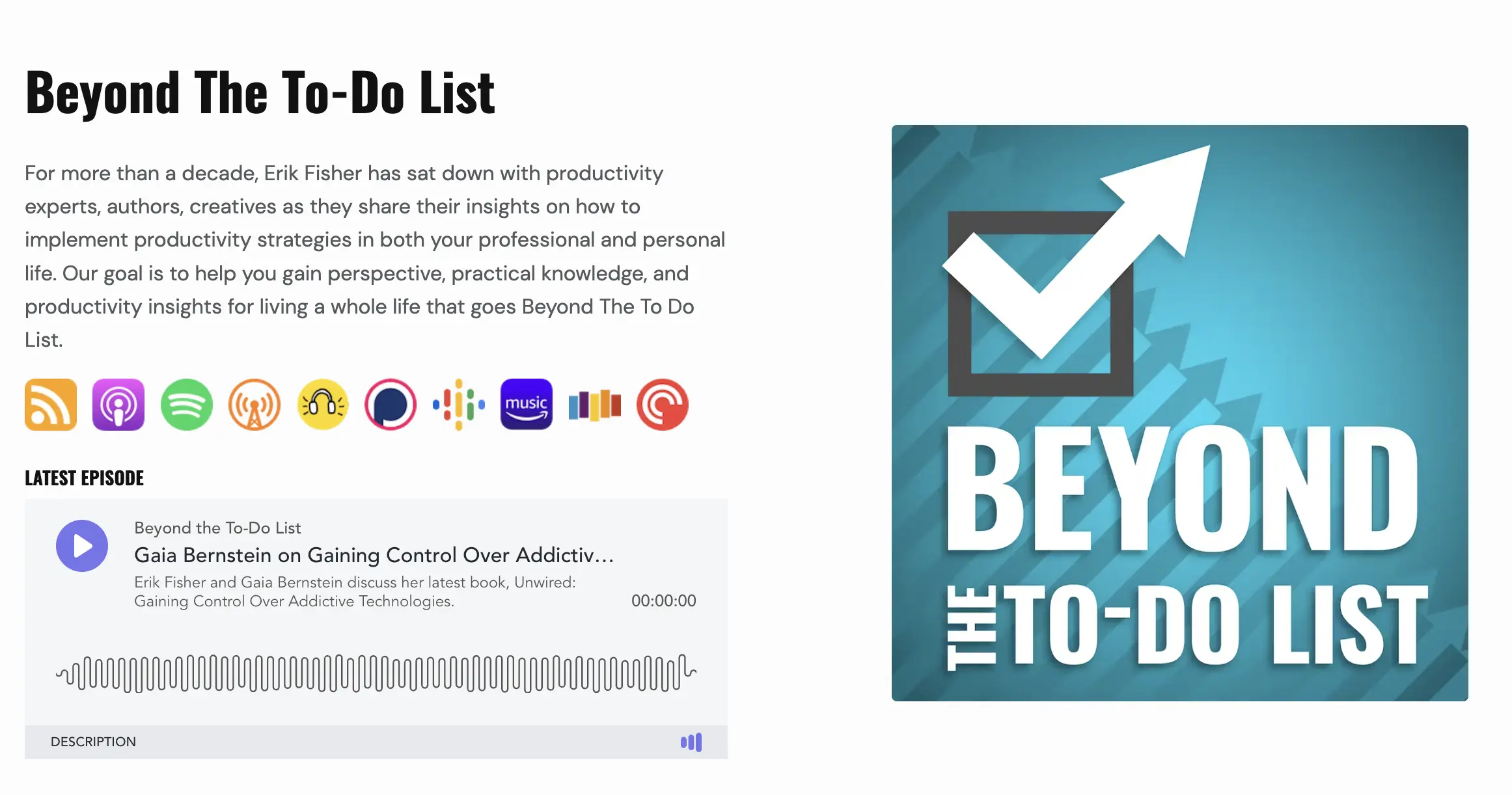 beyond the to do list podcast
