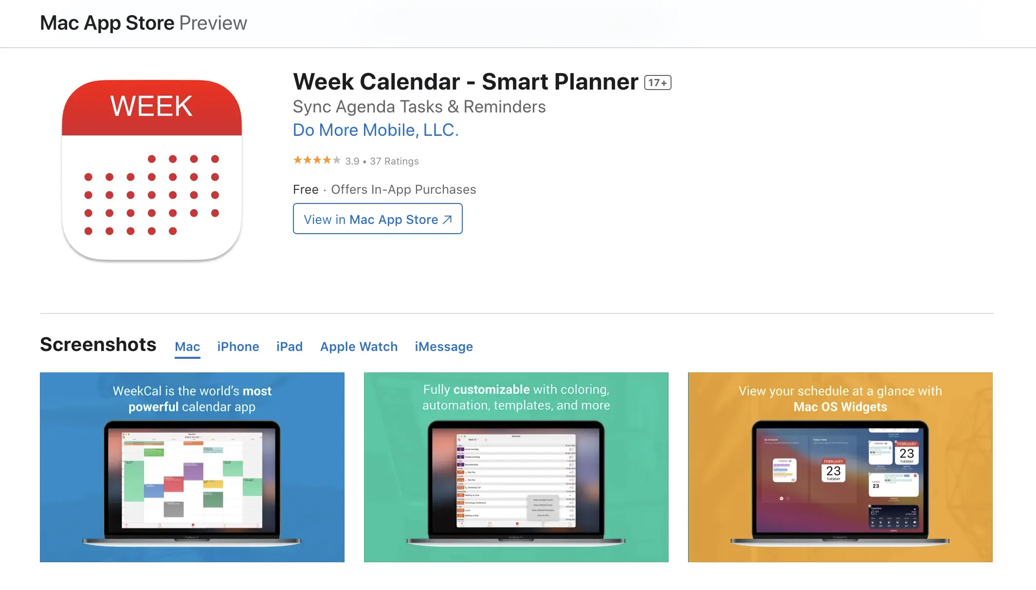 Week calendar best calendar for ipad